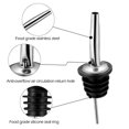 thumbnail image 3 of Stainless Steel Bottle Pourer Set of 12 Pouring Wine Glasses Oil Pourer Conical Wine Pourer with Dust-Proof Rubber Caps, 3 of 5