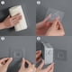 thumbnail image 5 of 2 Pieces Soap Dish, Each Soap Dish with 2 Hooks and Drain Tray (White, Green), Wall Mounted No Drilling Soap Dish, Strong Soap Dish for Bathroom and K, 5 of 5