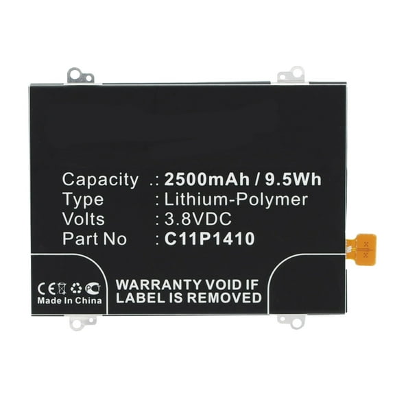 Batteries N Accessories BNA-WB-P3101 Cell Phone Battery - Li-Pol, 3.8V, 2500 mAh, Ultra High Capacity Battery - Replacement for Asus 0B200-01210100 Battery