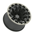 thumbnail image 2 of Black Rhino Cast Aluminum Rim BRRAZ 17X9 8X6.5 M-BLK-MCH-DDTLP 12MM, 1790RAZ128165M22, 2 of 3