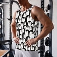 thumbnail image 5 of Logiee Cartoon Penguin Print Men's Workout Tank Top,Quick Dry Workout Tank Top,Gym Muscle Tee,Fitness Bodybuilding Sleeveless T Shirt-3X-Large, 5 of 7