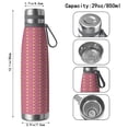 thumbnail image 3 of Modern 29oz Stainless Steel Insulated Thermos with Tea Filter, 360° Printed Travel Bottle, Leakproof BPA-Free Flask with Anti-Slip Base, 304 Inner & 201 Outer, Vacuum Cup, 3 of 6