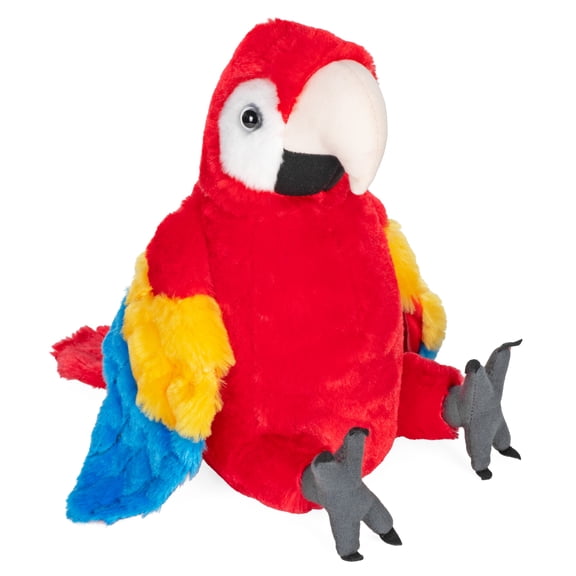 Wild Republic Scarlet Macaw Plush, Stuffed Animal, Plush Toy, Gifts for Kids, Cuddlekins 12 Inches