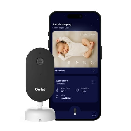Owlet Dream Sight (Gen 3) Smart Baby Monitor – 2K HD Video, Cry & Motion Alerts, Night Vision & Temp Monitoring