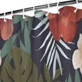 thumbnail image 3 of Pioneer Flower Floral Print Pattern Shower Curtain 84"x72" ,Bathroom Decorative Shower Curtains Set with 12 Hooks,Modern Waterproof Washable Shower Curtain, 3 of 6