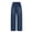 Blue#womens jean palazzo pants, variant on Moxiu Women's Trendy Baggy Trousers Fake Jeans Look Stretch Straight Leg Jeggings with Pockets White,XL