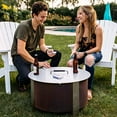 thumbnail image 3 of Breeo X Series Lid 19 (22.5 Inch) - Stainless Steel Fire Pit Lid - Keep Rain Debris & Elements Outside the Fire Pit - Durable Fire Pit Cover - Firepit Cover Lid - USA Made - Bonfire Accessories, 3 of 7
