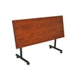 thumbnail image 3 of Romig Axis-Pro 60 x 24 in. Flip-Top Privacy Nesting Table- Cherry, 2 Cadence Nesting Chairs, 3 of 7