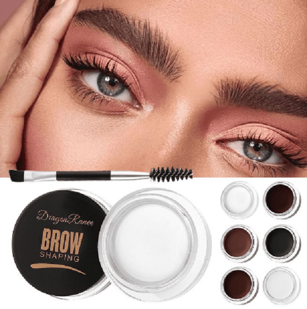 Eyebrow Dyeing Gel Natural Long Lasting Waterproof Smudge Proof Eyebrow  Styling Cream With Makeup Brush 