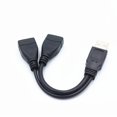 thumbnail image 1 of RYRA 1PC USB 3.0 A 1 Male To 2 Dual USB Female Data Hub Power Adapter Y Splitter, 1 of 4