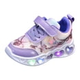 thumbnail image 5 of Toddler Light Up Shoes for Girls Boys Non Slip Led Sneakers with Hook and Loop Athletic Running Walking Tennis Shoes Purple Size 11 Little Kid, 5 of 5