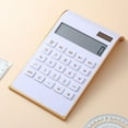 thumbnail image 6 of 12-Digit Portable Calculator with Large Buttons for Office and Study Use, White Blue or Red, 1 CountforFurniture(White),Ccwuwei, 6 of 9