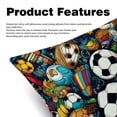 thumbnail image 2 of Football Luxurious Velvet Throw Pillow Covers with Unique Patterns - Set of 2 Pillow Covers and Inserts, 16x16, 18x18, 20x20 Inches for All Occasions, 2 of 6