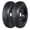 5.30-12 4 Lug, variant on Memoryfield ST175/80D13 Trailer Tire and Wheel Assembly, 15" Black Steel Rim, 5-Lug 4.5" Bolt Pattern, Load Range C 6PR, Set of 2 for Utility & Boat Trailers
