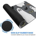 thumbnail image 6 of Long Mouse Pads for Desk,Gray Halloween Ghosts Bats and Boo Desk Mats on Top Of Desks, Desk Mouse Pad Extra Large with 3mm Non-Slip Base and Stitched Edge for Gaming,Office,Work,Home 31.5"x11.8", 6 of 6