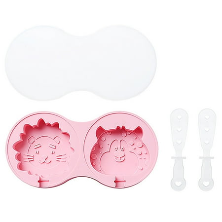

Clearance!SDJMa Dinosaurs Ice Pop Molds Fun Silicone Popsicle Molds Cartoon Animal Cute Ice Cream Molds Funny Kawaii Ice Pop Mold with Cover BPA Free for Kids