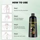 thumbnail image 4 of Champú colorante para el cabello KAISASA Black, 500 ml, 3 en 1, argán y hierbas, 4 of 7