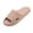 Khaki, variant on Unisex Couple Side Cutout Diagonal Texture PVC Slides Thick Cushioned Soft Sole Fast Drying Non Slip Waterproof All Season Indoor Outdoor Bathroom Casual House Slippers