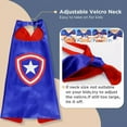 thumbnail image 4 of GSMD Superheroes Unisex Halloween Cosplay Costume for Child, Big and Tall 27'' x 27'', 4 Sets, 4 of 5