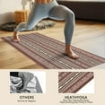 thumbnail image 4 of Boho Red Striped Ethnic Pattern Hot Yoga Mat Towel Non Slip for Hot Yoga - Quick-Drying Yoga Mat Cover with 4 Corner Pockets with Travel Bag - Hot Yoga Towel Non Slip 70"x26", 4 of 6