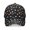 Basketball and Baseball Black Pattern, variant on Football and Tennisball Navy Pattern Baseball Cap, Structured Flat Bill Hat with Snap Closure & Sweatband, Breathable Eyelets Gifts for Sports Outdoor Travel