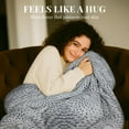 thumbnail image 2 of Sacred Thread Sherpa Fleece Blanket, Soft and Cozy Queen Blanket, Plush Blanket for Sofas & Beds, 2 of 8