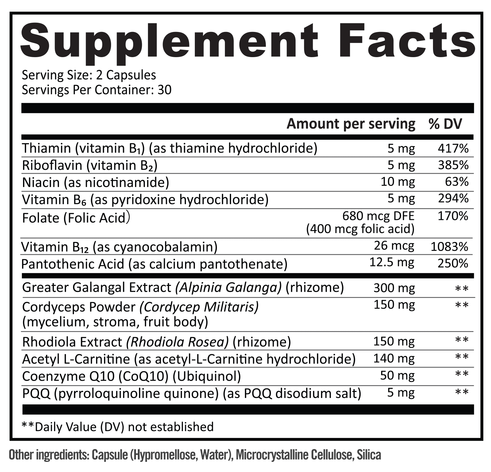 BB Company InergyPlus Natural Energy Supplement for Women and Fatigue, Mental Focus, Caffeine-Free, 60 Capsules