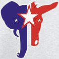 thumbnail image 3 of CafePress - Republican Democrat Long Sleeve T Shirt - Unisex Cotton Long Sleeve T-Shirt, 3 of 4