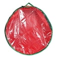 thumbnail image 1 of 1pc Christmas Wreath Storage Bag Wreath Storage Container Holiday Party Decor with Clear Window, 1 of 7