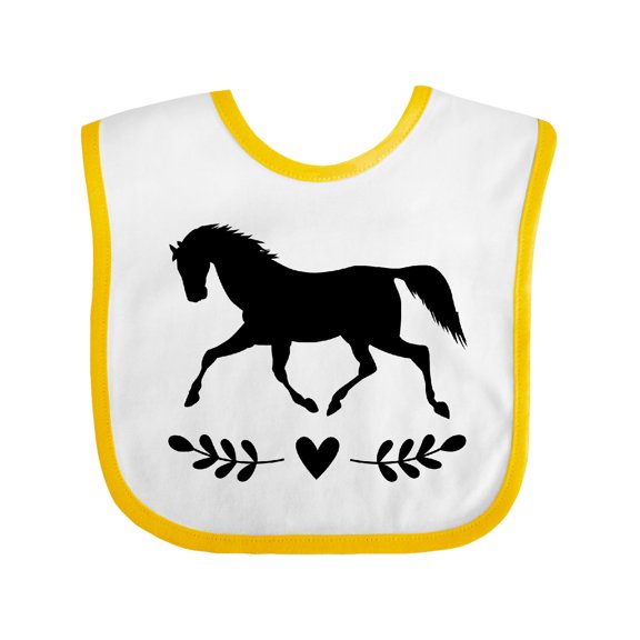 Inktastic Horse for Girls Girls Baby Bib
