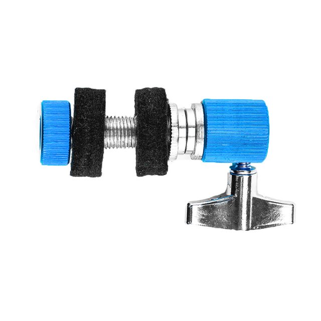 ruzhgo Ensemble de Tambours en Métal Pochettes de Remplacement Autobloquantes Détachables Pièce de Percussion Rouge Bleu
