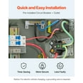 thumbnail image 6 of KFFKFF Portable Power Supply Unit, 20-30 Amp, Motorhome EV Electrical Connection Panel with NEMA 30 Amp GFCI 20 Amp Socket Fitted, Comes Pre-Connected in an IP54 Resistant Enclosure, 6 of 9