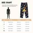 thumbnail image 6 of Bill Cipher Women's Pajama Pants Comfy Casual Loose Sleep Bottoms Pants Drawstring Wide Leg Long Lounge Pants, 6 of 8