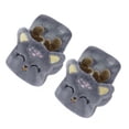 thumbnail image 2 of Gants Chauds Épais Sans Doigts en Peluche Faon Demi-Doigt Dessin Animé Mignon, 2 of 7