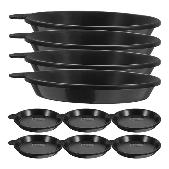 BEADCEST 10PCS Plastic Planter Saucers for Flower Pot Tray Garden Indoor Balcony