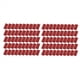 thumbnail image 1 of 100 Servilletas Desechables con Bolsillo Integrado para Cubiertos, Tela Predoblada Como Servilletas de Papel para Fiesta de Boda, Color Rojo, 1 of 6