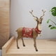 thumbnail image 5 of Figura de reno para decoración del hogar, estatua de animal, estilo europeo, estatua de ciervo moderna para De pie, 5 of 9