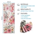thumbnail image 2 of Pioneer Flower Floral Print Pattern Hot Yoga Mat Towel Non Slip for Hot Yoga - Quick-Drying Yoga Mat Cover with 4 Corner Pockets with Travel Bag - Hot Yoga Towel Non Slip 74"x26", 2 of 6