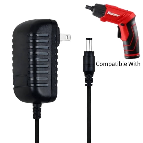 K-MAINS AC Adapter Power Supply Compatible With Bauer 1894F-B 4V Cordless Screwdriver Model 64313