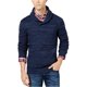 thumbnail image 1 of American Rag Mens Marled Pullover Suéter, Azul, Mediano, 1 of 1