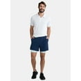 thumbnail image 2 of Athletic Works Men's and Big Men's 2 in 1 Gym Shorts with Liner, 6" & 8" Inseams, Sizes S-3XL, 2 of 5