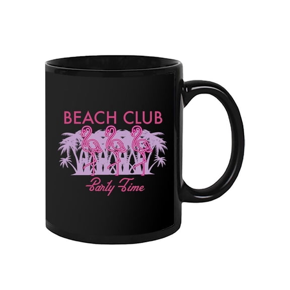 Beach Club Party Time Mug - SPIdeals Designs,