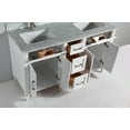 thumbnail image 3 of Vanity Art VA2060DW 60 in. Single Sink Bathroom Vanity Set, White, 3 of 8
