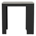 thumbnail image 1 of Pemberly Row Kitchen Island Engineered Wood Black IMarble Color Finish, 1 of 5
