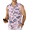 Pink Tropical Palm Tree, variant on Beach Shirts for Men Sleeveless Button Up Shirt Textured Tank Tops Summer