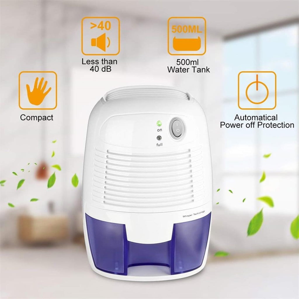 Eva-Dry 1200 Air Dehumidifier for Home Moisture Absorber Small Spaces Mold and Mildew Remover Dehumidifiers for Basements Portable Small Dehumidifier Ideal for Bedroom Basements Bathroom and Safes 