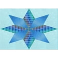 thumbnail image 1 of Ahgly Company Machine Washable Indoor Rectangle Transitional Blue Area Rugs, 3' x 5', 1 of 7