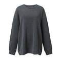 thumbnail image 3 of Oversized Sweatshirt for Women Crewneck Long Sleeve Pullover Tops Fall Fashion Relaxed Fit Outfits Clothes 2025, 3 of 3