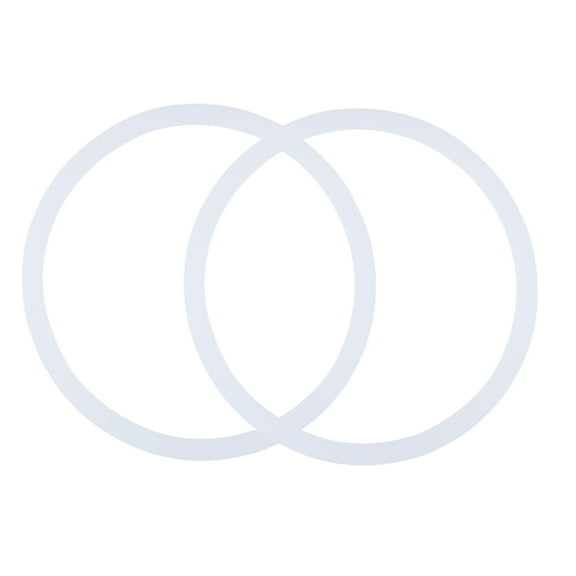 BLEEUS 2Pcs Bottle Seal Ring Silicone Lid Gasket for Owala 20-40oz Water Bottle Sports Water Bottle Supplies (White)