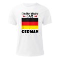 thumbnail image 3 of T-Shirt Homme Imprimé Lettre Allemande Confortable Été Décontracté avec Tissu Extensible pour Intérieur Extérieur, 3 of 6